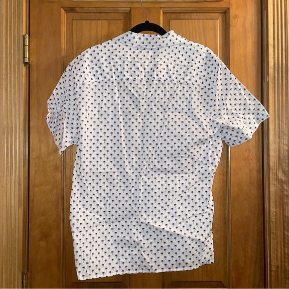 Goodfellow Button Down Palm Tree Shirt - Picture 3 of 5